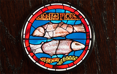 Pisces Zodiac magnet, Lausanne