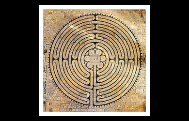 Das Labyrinth, Chartres (gross) 