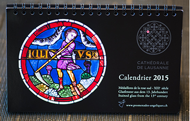 Table calendar 2015 (Labours of the months), Lausanne